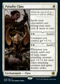 1x Paladin Class NM-Mint, English Adventures in the Forgotten Realms MTG Magic - Image 1
