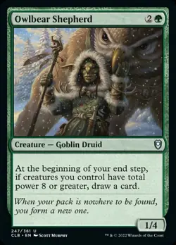 x4 Owlbear Shepherd U MTG Commander Legends: Battle for Baldur's Gate M/NM, Engl - Image 1