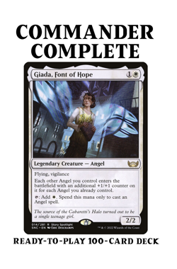 Giada, Font of Hope ANGEL TRIBAL FLYING Magic MTG Custom Commander Deck - Image 1