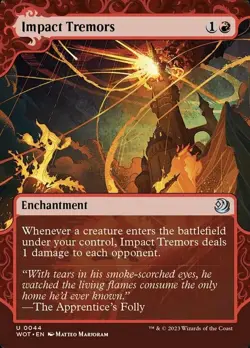 Magic The Gathering MTG IMPACT TREMORS SHOWCASE Wilds of Eldraine NM Near Mint - Image 1