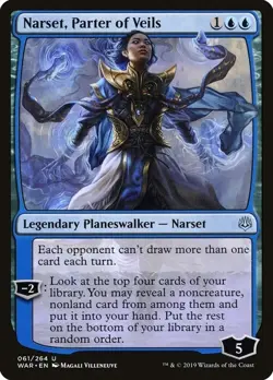 Magic The Gathering MTG NARSET, PARTER OF VEILS War of the Spark NM Near Mint - Image 1