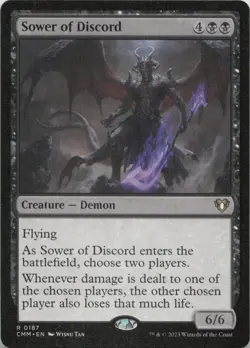Sower of Discord R Commander Masters 187 - LP MTG - Image 1