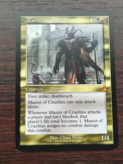 1x RETRO MASTER OF CRUELTIES - Ravnica - MTG - Magic the Gathering - Image 1