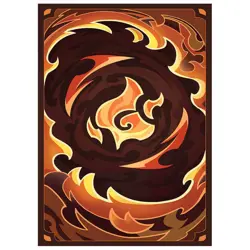 Fire – Elements Series II – MTG Size – 100 Textured Matte Card Sleeves - Image 1