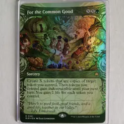 For the Common Good - Foil Showcase - NM - Foundations FDN - MTG - Image 1