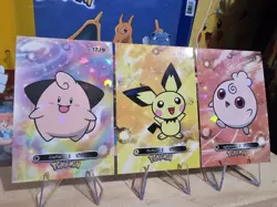 Pokemon Card Database 2 - Cleffa Pichu & Igglybuff Baby Pokemon Set - 3 Card Lot - Image 2