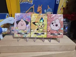 Pokemon Card Database 2 - Cleffa Pichu & Igglybuff Baby Pokemon Set - 3 Card Lot - Image 4