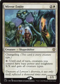 Mirror Entity R Commander Legends: Battle for Baldur's Gate 701 LP MTG - Image 1