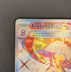 Toxtricity EX 227/182 Ultra Rare Paradox Rift Pokemon TCG Card Mint Condition - Image 2