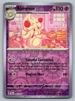 Pokemon TCG SV07: Stellar Crown Alcremie 065/142 Reverse Holo - Image 1