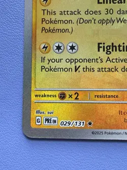 Pokemon TCG Jolteon EX Prismatic Evolutions 029/131 Master Ball Pattern - Image 3