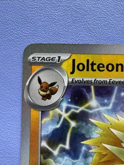Pokemon TCG Jolteon EX Prismatic Evolutions 029/131 Master Ball Pattern - Image 4