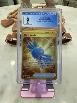 Pokemon Rare Candy Scarlet & Violet Base Set Holo #256 Hyper Rare 9 (Error) - Image 1