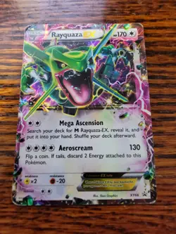 🔥Rayquaza EX XY66 PL Pokemon Black Star Promo Holo Ultra Rare🔥 - Image 1