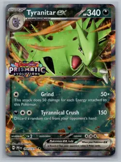 Tyranitar ex (Prismatic Evolutions Stamp) 064/131 Holo Pokemon NM - Image 1