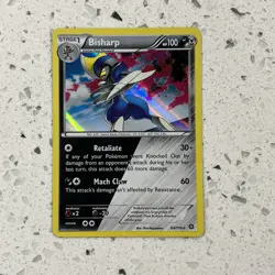 Bisharp 64/114 Holo XY - Steam Siege - Pokemon Card - NM - Image 1