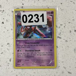 2015 Pokemon XY Roaring Skies 33/108 Deoxys Holo NM - Image 3