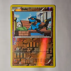 Riolu Reverse Holo NM/NP 63/99 Next Destinies Pokemon Card - Image 1