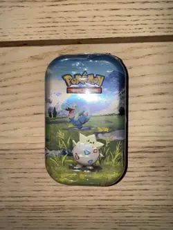 Pokemon TCG Mega Evolution Ascended Heroes Mini Tin Togepi & Totodile New Sealed - Image 1