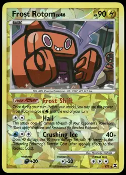 Pokemon Frost Rotom Ultra Rare Rising Rivals RT2 NM Reverse Holo - Image 1