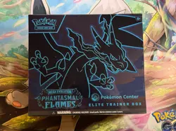 Phantasmal Flames Pokemon Center Exclusive ETB Elite Trainer Box Ripped Seal - Image 1