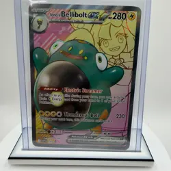 IONO’S BELLIBOLT EX 194 POKEMON SCARLET AND VIOLET PROMO | FULL ART | ULTRA RARE - Image 1