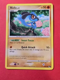 2008 Pokemon Organized Play Series 8 #16 Riolu, C, NF/H, cd4 - Image 1