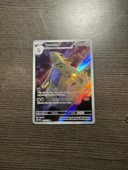 Pokemon TCG Tyranitar Illustration Rare Paldea Evolved 222/193 NM - Image 1