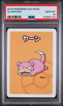 2019 Pokemon Old Maid Slowpoke Psa 10 - Image 1