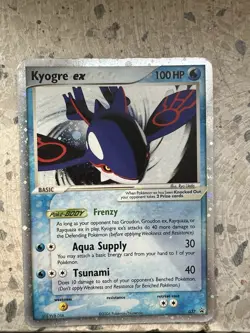 Pokemon 037 Kyogre EX Holo (Nintendo Black Star Promos) - Image 2