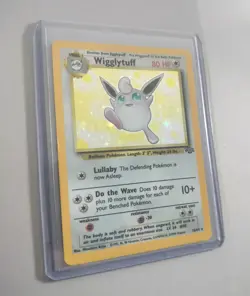 1999 Pokemon Jungle Wigglytuff 16/64 Holo Rare WOTC LP - Image 1