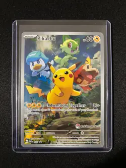 Pikachu SVP 027 [Pokemon Center Stamped] Pokemon Paldea Evolved Promo Holo NM - Image 1