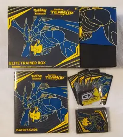 OPEN NO PACKS Pokemon Team Up, Unbroken Bonds, Unified Minds, Cosmic Eclipse ETB - Image 3