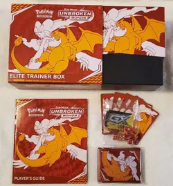 OPEN NO PACKS Pokemon Team Up, Unbroken Bonds, Unified Minds, Cosmic Eclipse ETB - Image 4