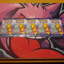 Pokemon - McDonalds 25th Anniversary - Sealed Booster Packs - Lot of 5 - Image 1