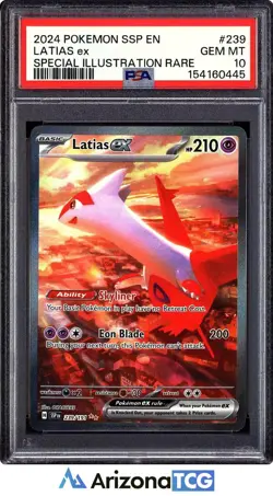 Pokemon 2024 Latias ex 239/191 SIR Surging Sparks GEM MINT PSA 10 - Image 1