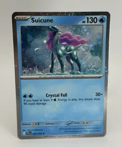 Pokemon Suicune 026/094 Phantasmal Flames Cosmo Holo Knockout Exclusive TCG NM - Image 1