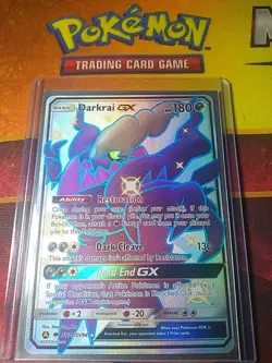 Pokemon TCG Darkrai GX Full Art Shiny Hidden Fates SV70/SV94 Ultra Rare Mint - Image 1