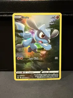 Pokemon Crown Zenith Riolu GG26/GG70 Ultra Rare Holo Galarian Gallery NM - Image 1