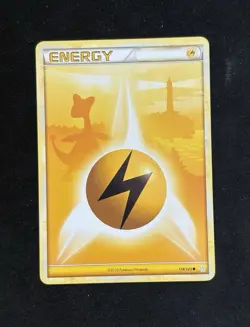 Lightning Energy Ampharos 118/123 HeartGold SoulSilver Pokemon Card - Image 1