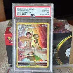 2022 POKEMON SWORD & SHIELD SILVER TEMPEST #TG05 FULL ART/GARDEVOIR PSA 10 - Image 1