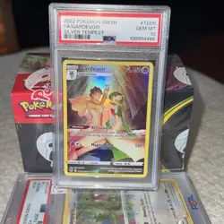 2022 POKEMON SWORD & SHIELD SILVER TEMPEST #TG05 FULL ART/GARDEVOIR PSA 10 - Image 4