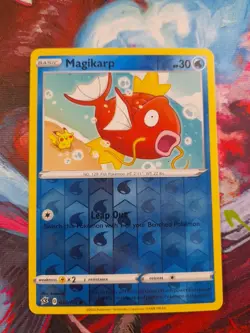 Pokemon TCG Magikarp 039/192 SWSH02: Rebel Clash Reverse Holo Common #5 - Image 1