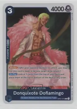 2022 One Piece Card Game: Romance Dawn OP01 R Donquixote Doflamingo #OP01-073 - Image 1