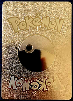 Pikachu Special Delivery Premium Gold Foil Fan Art Vinyl Textured Pokemon Card - Image 3