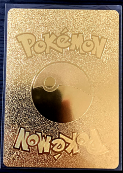 Pikachu Special Delivery Premium Gold Foil Fan Art Vinyl Textured Pokemon Card - Image 5