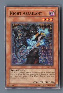 Night Assailant AST-080 Ancient Sanctuary Yu-Gi-Oh Unlimited LP - Image 1