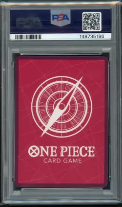 2022 ONE PIECE OP01 ROMANCE DAWN EN 003 MONKEY D. LUFFY PRE ERRATA LEADER PSA 10 - Image 2