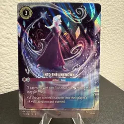 Disney Lorcana - Into the Unknown (Enchanted) 213/204 Reign of Jafar Holo NM - Image 2