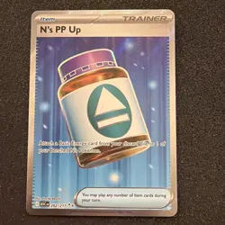 N's PP Up 262/217 Ultra Rare Ascended Heroes Pokemon card TCG NM - Image 1